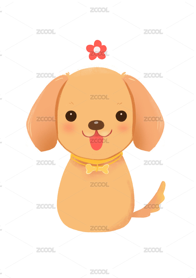 可愛金毛犬（主預覽-4282184） - 未分類 - 站酷設(shè)計師萌萌的小姐姐原創(chuàng)素材 - 站酷ZCOOL