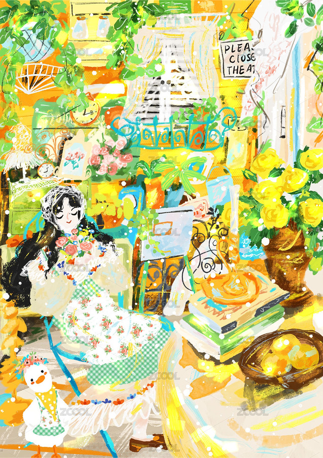 田園般的小屋（主預(yù)覽-6692111） - 未分類 - 站酷設(shè)計師未泯_wm原創(chuàng)素材 - 站酷ZCOOL