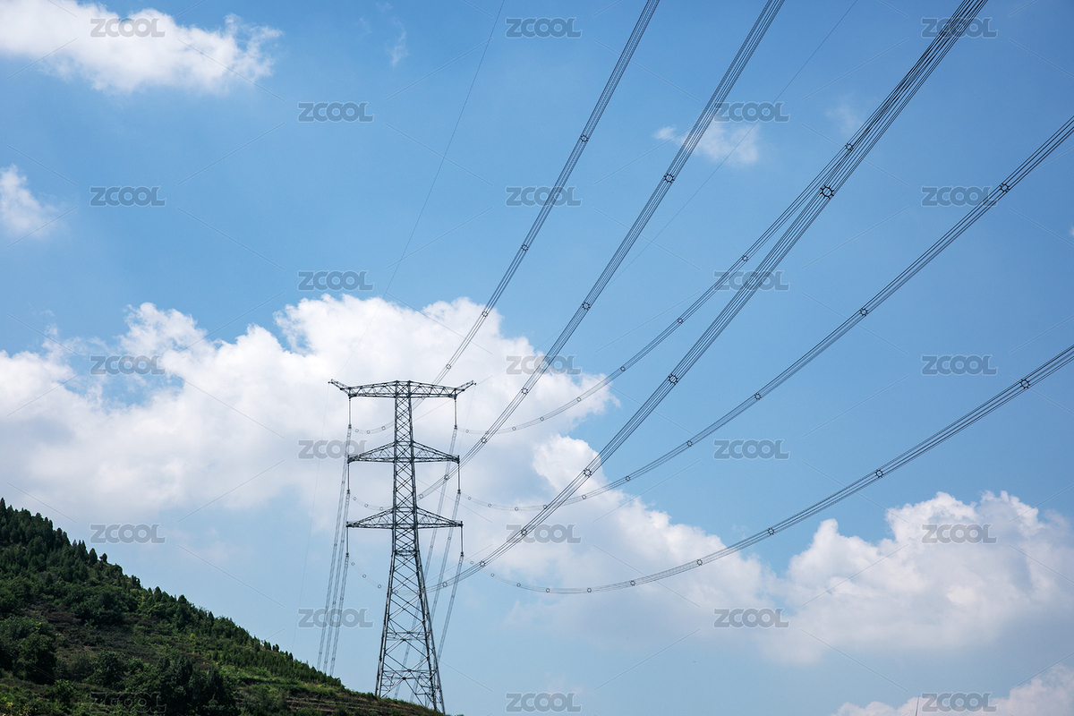特高壓供電線（主預覽-387810） - 未分類 - 站酷設計師喜形于攝原創(chuàng)素材 - 站酷ZCOOL