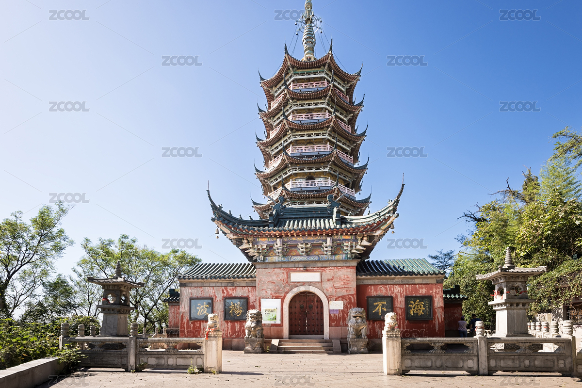 江蘇省鎮(zhèn)江焦山風(fēng)景區(qū)定慧寺萬佛塔（主預(yù)覽-9711441） - 未分類 - 站酷設(shè)計師秋影隨風(fēng)原創(chuàng)素材 - 站酷ZCOOL