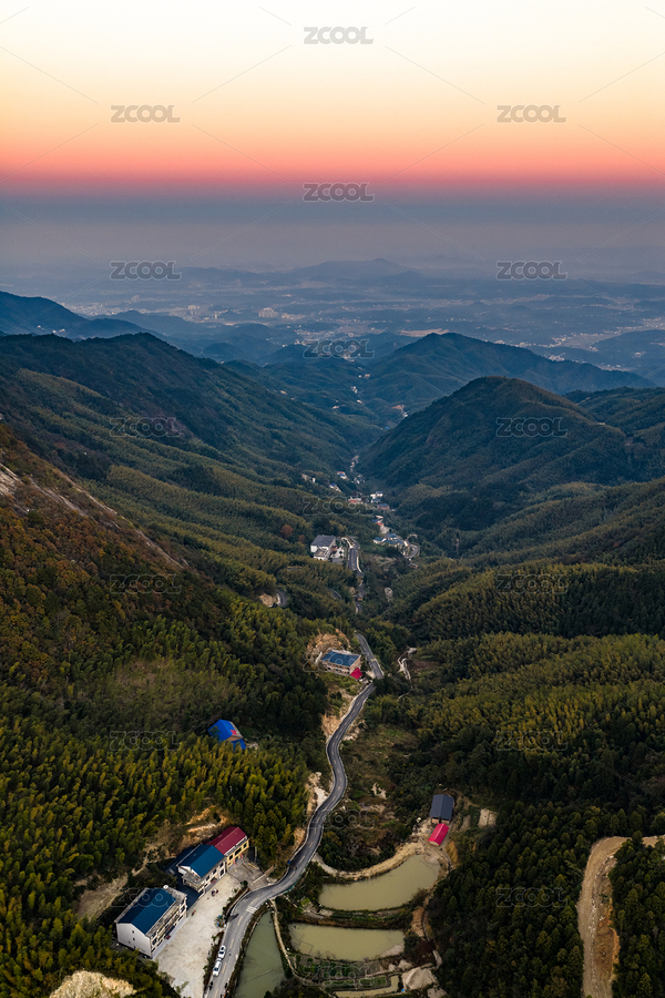 航拍湖南衡阳南岳雷钵峰日落风光（主预览-12574391） - 未分类 - 站酷设计师昨夜的潮汐原创素材 - 站酷ZCOOL