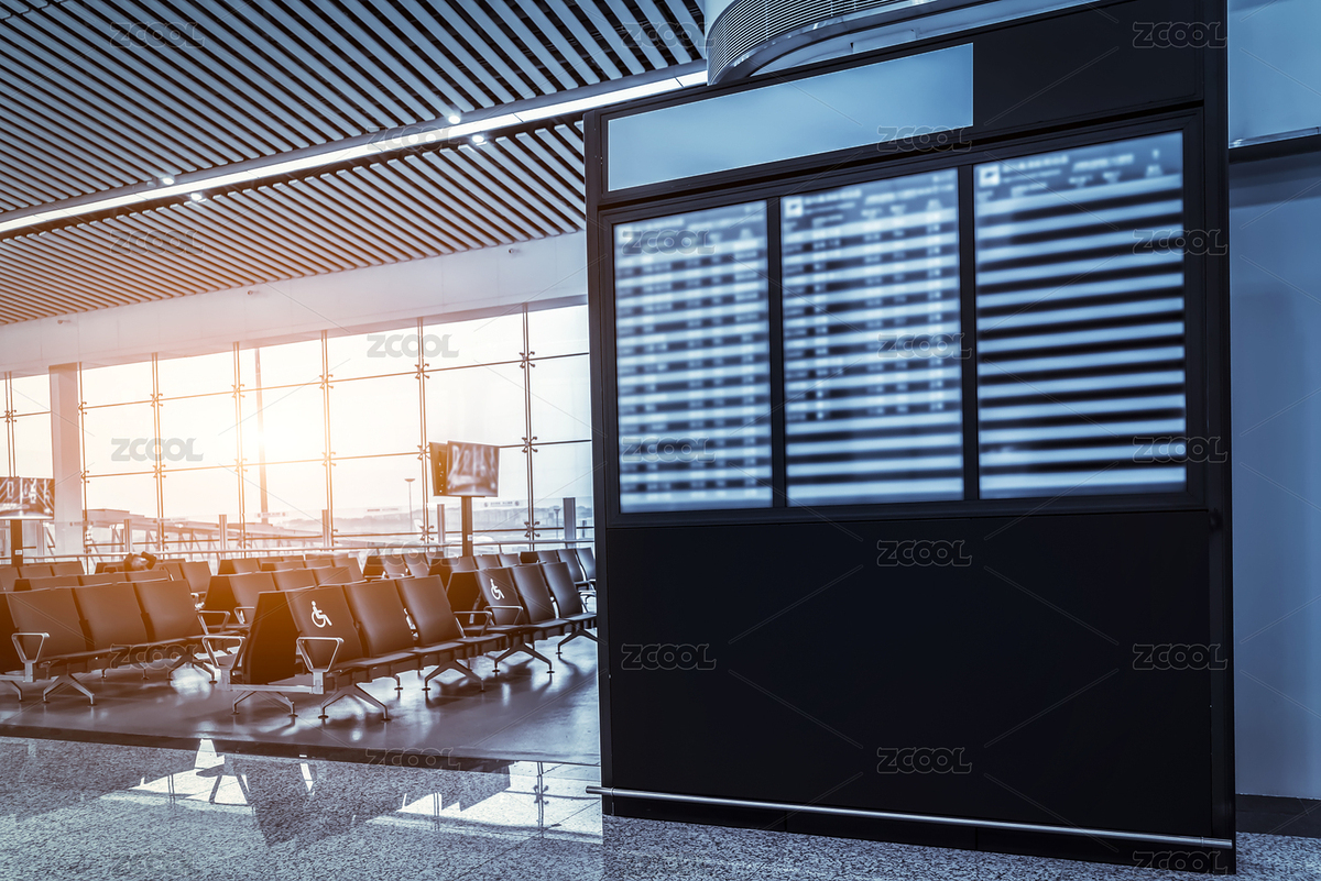 機場航站樓候機大廳內(nèi)景（主預覽-1228011） - 未分類 - 站酷設計師feichangbaoquan原創(chuàng)素材 - 站酷ZCOOL