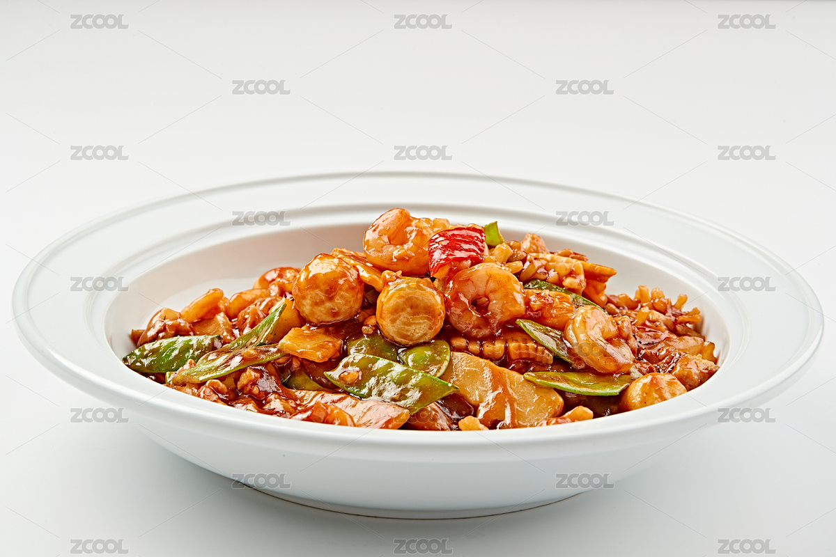 白色瓷盤裝的傳統(tǒng)天津名菜八珍豆腐（主預(yù)覽-6727291） - 未分類 - 站酷設(shè)計(jì)師藍(lán)太陽(yáng)TNT原創(chuàng)素材 - 站酷ZCOOL