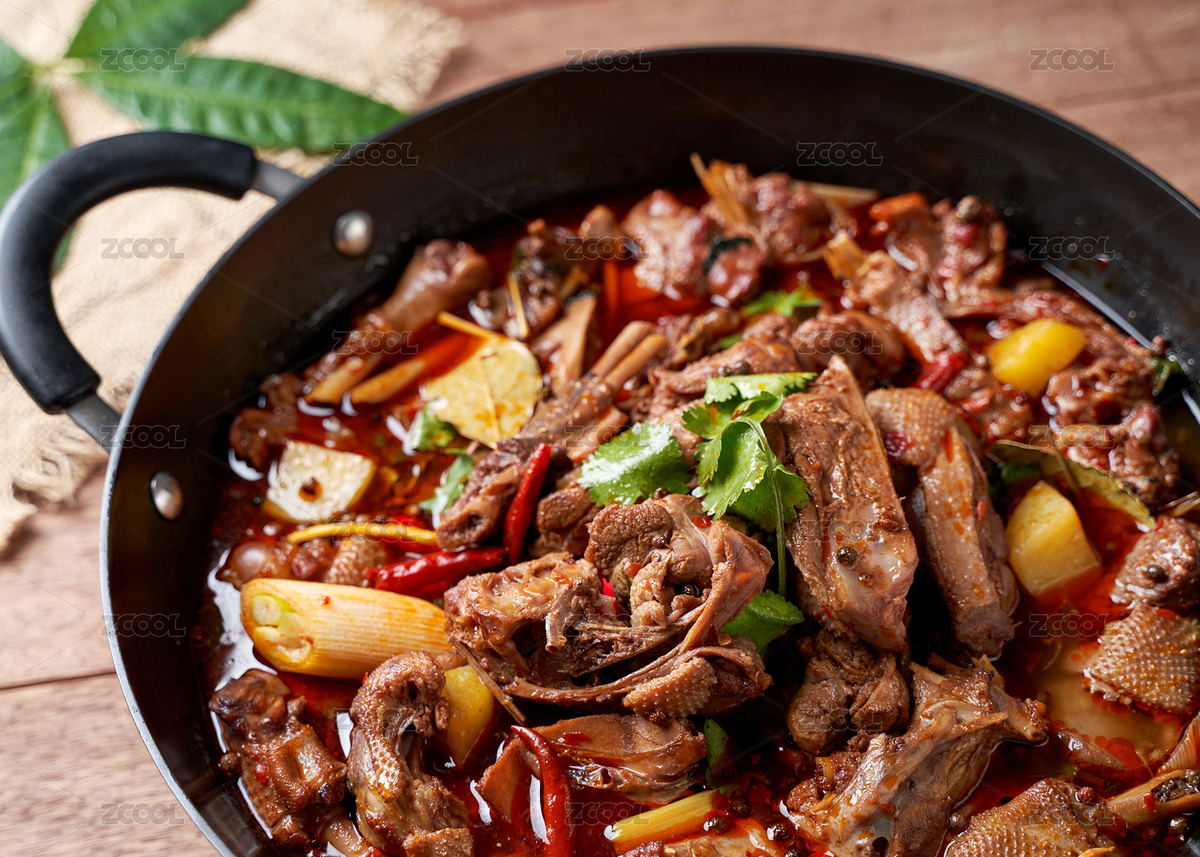 東北美食麻辣鐵鍋燉大鵝肉（主預(yù)覽-7424318） - 未分類 - 站酷設(shè)計師密斯楊攝影原創(chuàng)素材 - 站酷ZCOOL