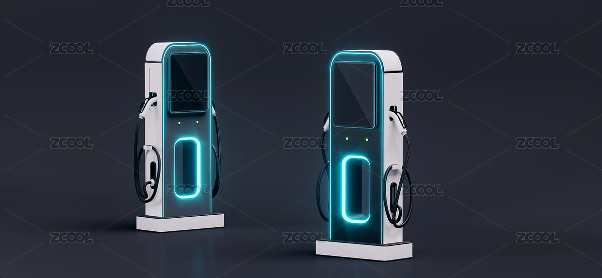 新能源电动汽车充电桩（主预览-8090918） - 未分类 - 站酷设计师斯梅工原创素材 - 站酷ZCOOL