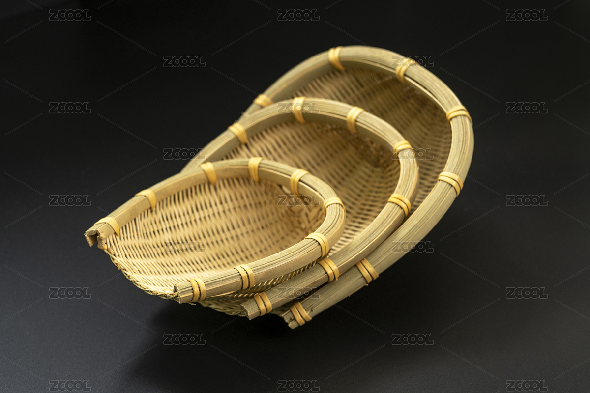 竹编制品竹簸箕特写黑色背景（主预览-6912937） - 未分类 - 站酷设计师金翅大鹏原创素材 - 站酷ZCOOL