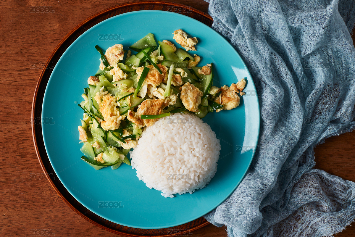 營(yíng)養(yǎng)健康的黃瓜炒雞蛋蓋飯（主預(yù)覽-8282471） - 未分類(lèi) - 站酷設(shè)計(jì)師蔚藍(lán)的白日夢(mèng)原創(chuàng)素材 - 站酷ZCOOL