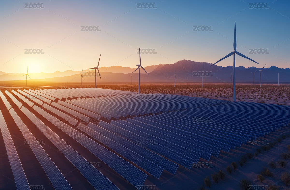 风光无限的绿色能源（主预览-10662426） - 未分类 - 站酷设计师是南星啊原创素材 - 站酷ZCOOL
