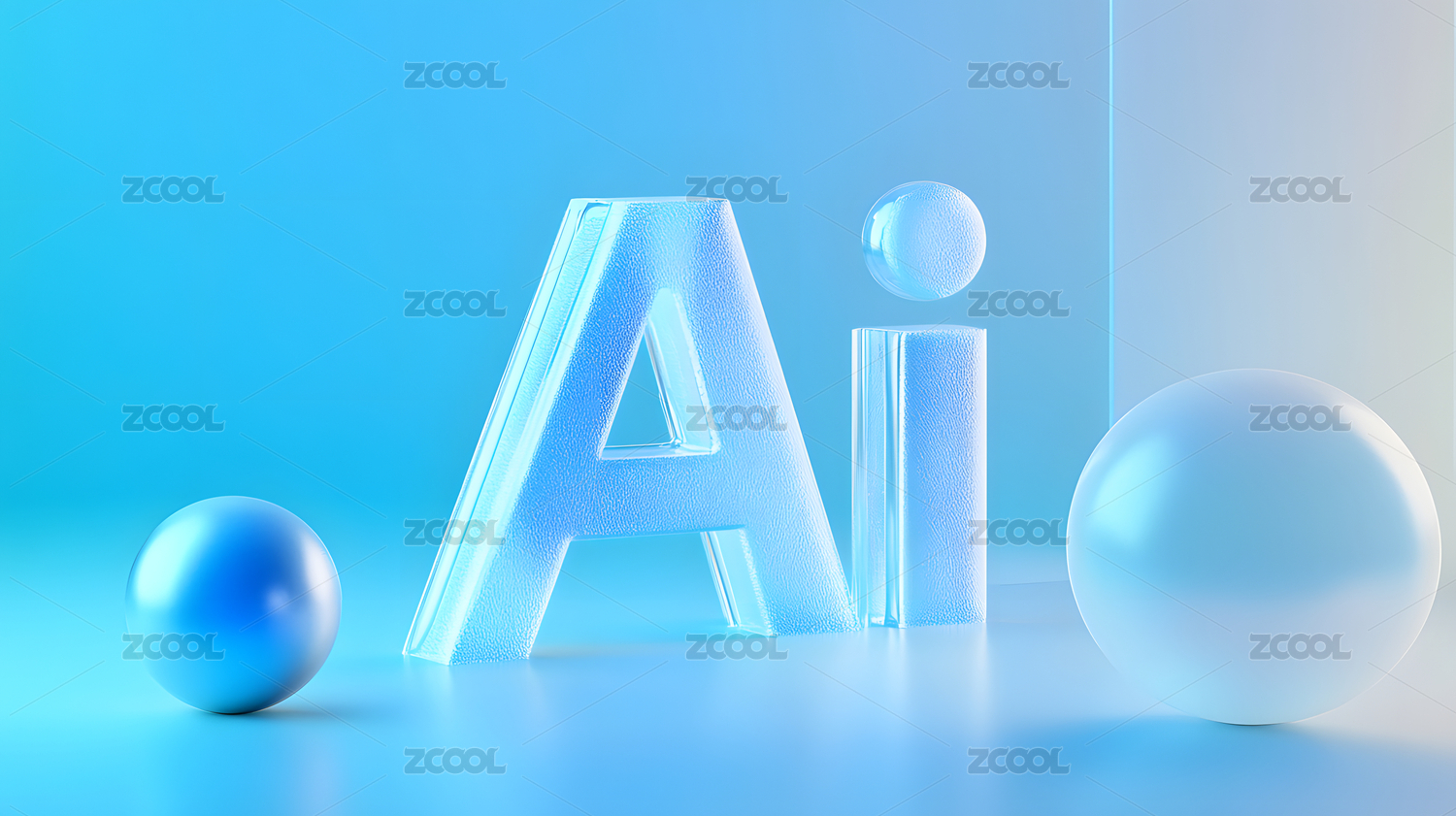 人工智能ai字母图