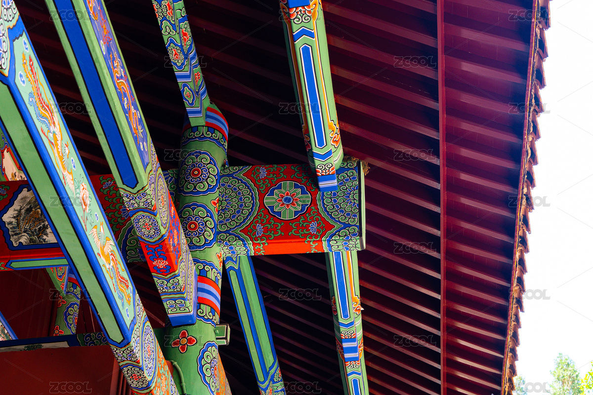 中式古建筑斗拱雕梁畫棟（主預覽-4743194） - 未分類 - 站酷設(shè)計師曇華碎影原創(chuàng)素材 - 站酷ZCOOL