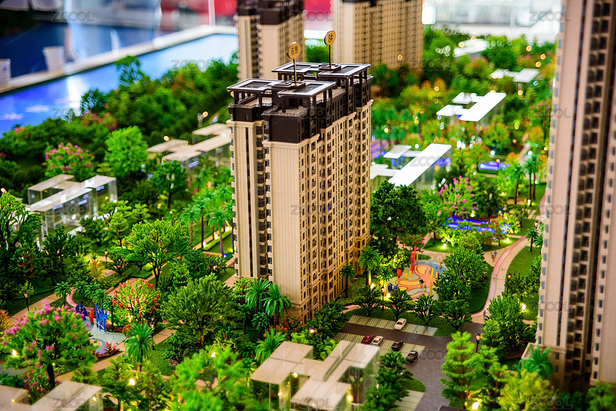 房地产楼盘沙盘/小区建设规划概念（主预览-1140572） - 未分类 - 站酷设计师风暴丽丽原创素材 - 站酷ZCOOL