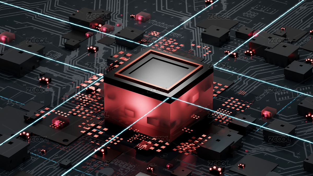 高科技激光电子电路半导体芯片（主预览-412223） - 未分类 - 站酷设计师imve原创素材 - 站酷ZCOOL