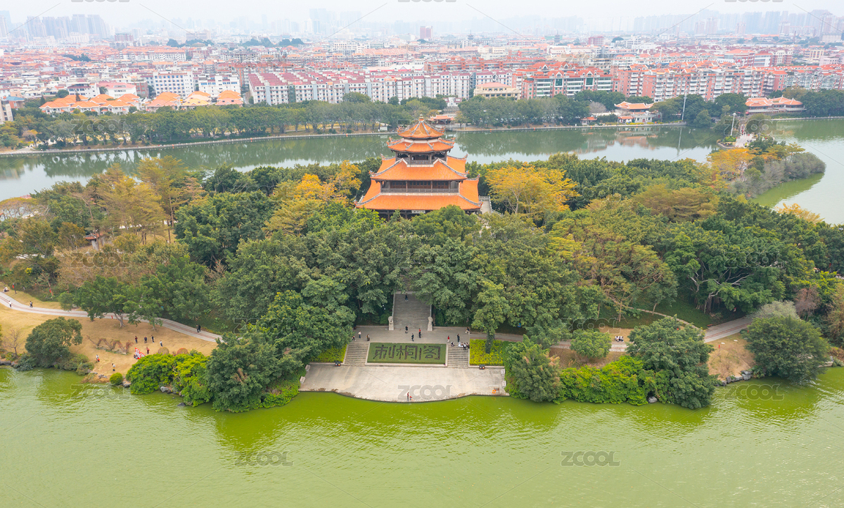 泉州西湖公園刺桐閣航拍（主預(yù)覽-9532172） - 未分類(lèi) - 站酷設(shè)計(jì)師白日夢(mèng)想家777原創(chuàng)素材 - 站酷ZCOOL