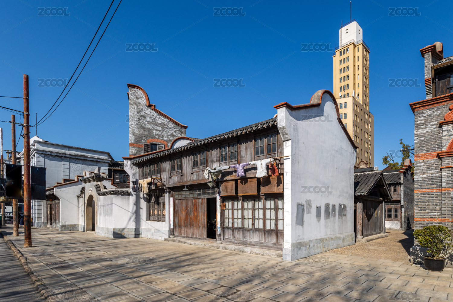 上海松江车墩影视乐园老上海场景