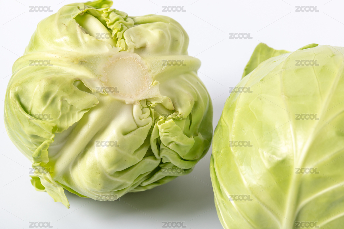 放在白色背景上的新鮮包菜（主預(yù)覽-2546332） - 未分類 - 站酷設(shè)計(jì)師ZRG魷魚原創(chuàng)素材 - 站酷ZCOOL