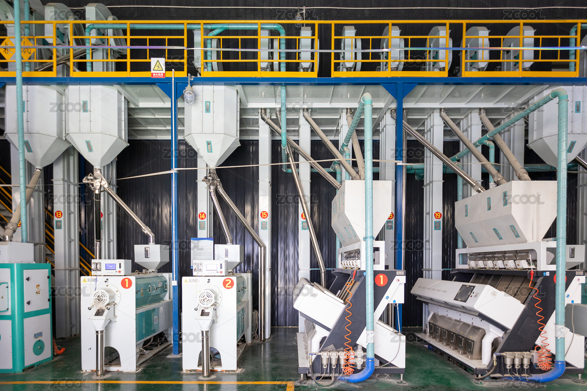 粮食加工车间工业设备生产线（主预览-11097385） - 未分类 - 站酷设计师春上喜食原创素材 - 站酷ZCOOL