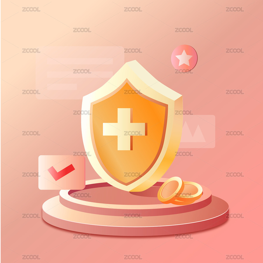 互聯(lián)網(wǎng)金融安全會員保價(jià)服務(wù)矢量圖（主預(yù)覽-4411536） - 未分類 - 站酷設(shè)計(jì)師NingMoo原創(chuàng)素材 - 站酷ZCOOL
