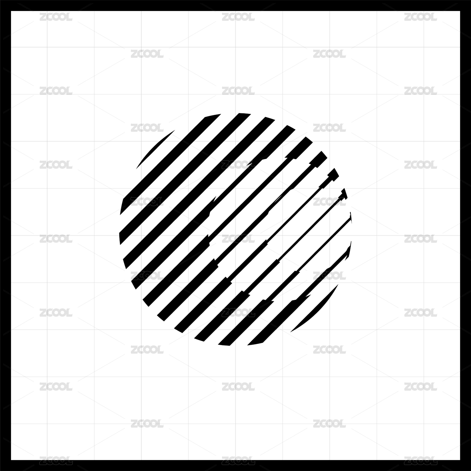 黑色 图形logo创意组合
