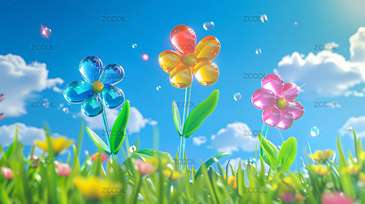 3d春日清新花草（主預(yù)覽-2828456） - 未分類 - 站酷設(shè)計(jì)師jiuxin627原創(chuàng)素材 - 站酷ZCOOL