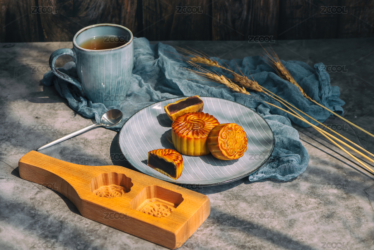 中秋節(jié)月餅茶點（主預(yù)覽-719341） - 未分類 - 站酷設(shè)計師Foto貓原創(chuàng)素材 - 站酷ZCOOL