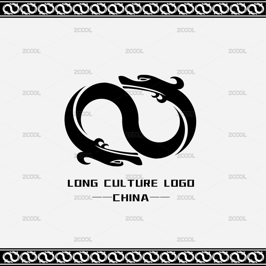 中国龙图案标志 矢量文件标志（主预览-6396773） - 未分类 - 站酷设计师猎意品牌设计原创素材 - 站酷ZCOOL