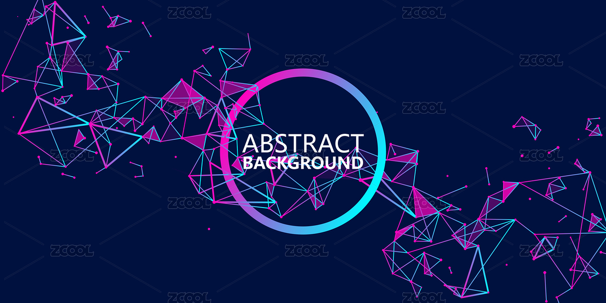互聯(lián)網(wǎng)技術(shù)、通過(guò)點(diǎn)線面鏈接的抽象圖、科技背景圖、藍(lán)色圓形（主預(yù)覽-7917793） - 未分類(lèi) - 站酷設(shè)計(jì)師makie_l原創(chuàng)素材 - 站酷ZCOOL