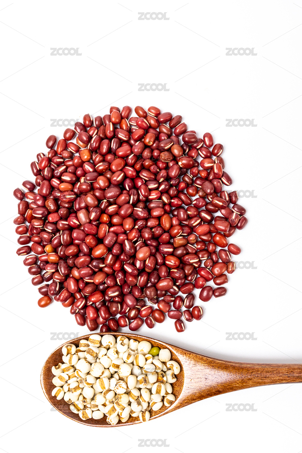白底的紅豆綠豆薏米，五谷雜糧食材組合（主預(yù)覽-6102251） - 未分類 - 站酷設(shè)計(jì)師一心向往美圖攝影原創(chuàng)素材 - 站酷ZCOOL
