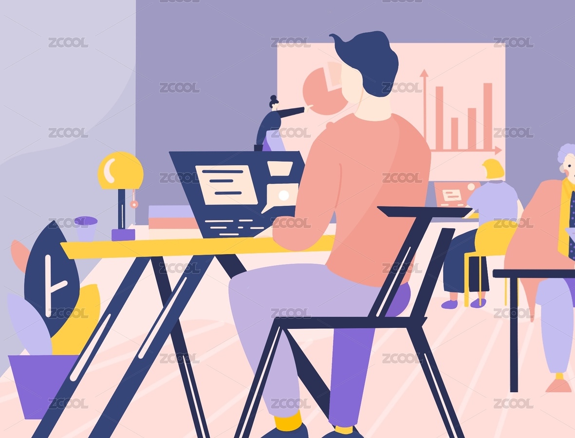 辦公室日常（主預(yù)覽-6725858） - 未分類 - 站酷設(shè)計(jì)師要畫畫的泡泡糖原創(chuàng)素材 - 站酷ZCOOL