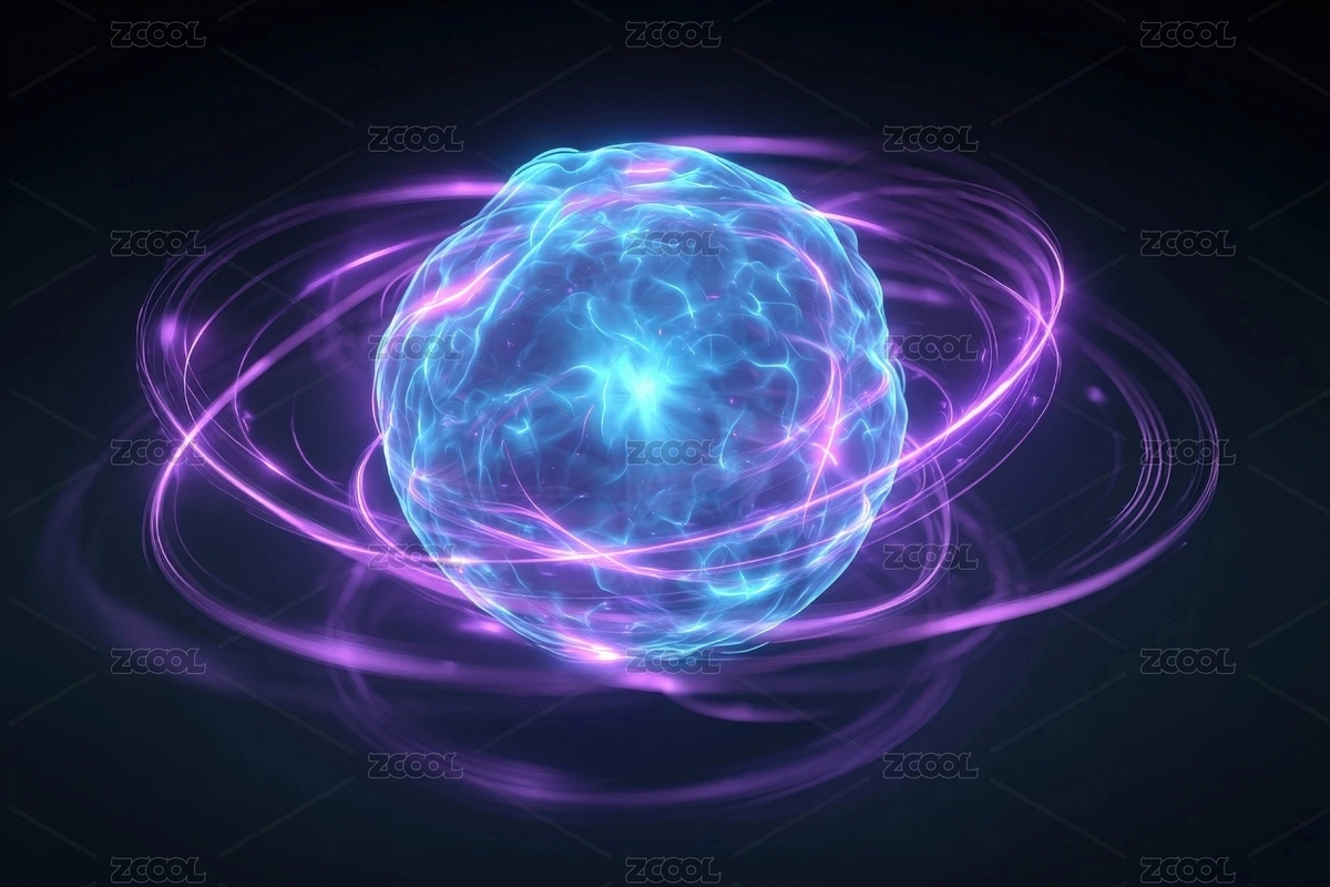 能量球紫色光效科技感（主預覽-12286854） - 未分類 - 站酷設計師奶狐貍格格原創(chuàng)素材 - 站酷ZCOOL
