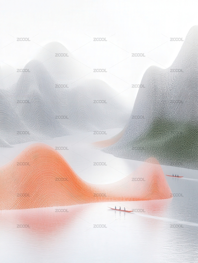 水墨江南山水畫(huà)（主預(yù)覽-9190461） - 未分類 - 站酷設(shè)計(jì)師云眸視覺(jué)原創(chuàng)素材 - 站酷ZCOOL