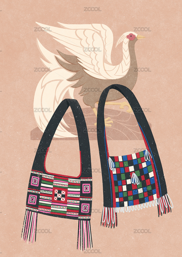 哈尼族特色挎包（主預(yù)覽-3539398） - 未分類 - 站酷設(shè)計(jì)師歪蹄原創(chuàng)素材 - 站酷ZCOOL