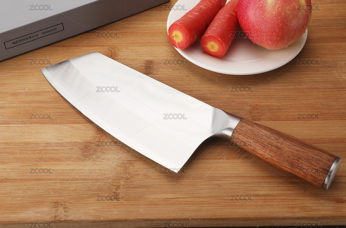 一把透亮菜刀放在木紋桌面上（主預覽-798114） - 未分類 - 站酷設計師輕攝影原創(chuàng)素材 - 站酷ZCOOL