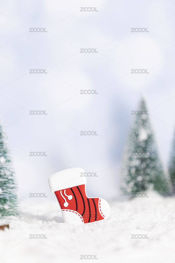 圣誕靴子雪景圖片（主預(yù)覽-6923342） - 未分類 - 站酷設(shè)計(jì)師胖虎先生呀原創(chuàng)素材 - 站酷ZCOOL