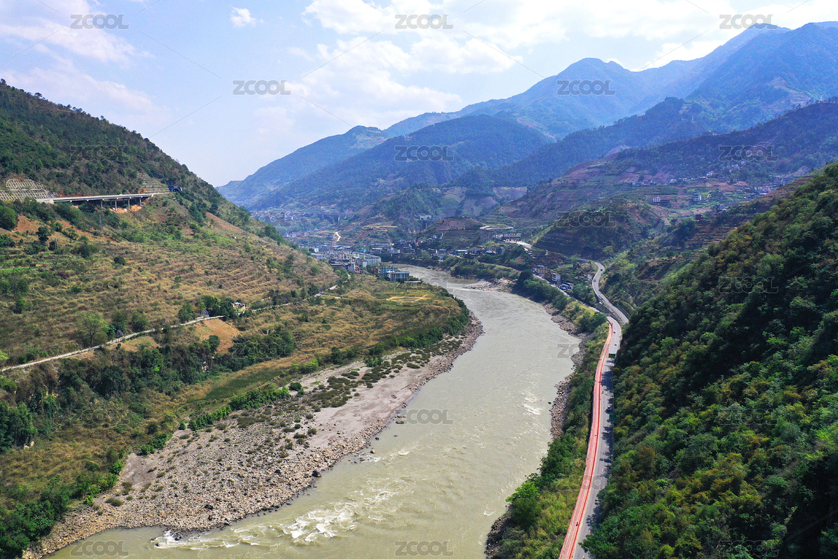 怒江大峽谷 瀘水市六庫（主預覽-4503896） - 未分類 - 站酷設計師KM無線原創(chuàng)素材 - 站酷ZCOOL