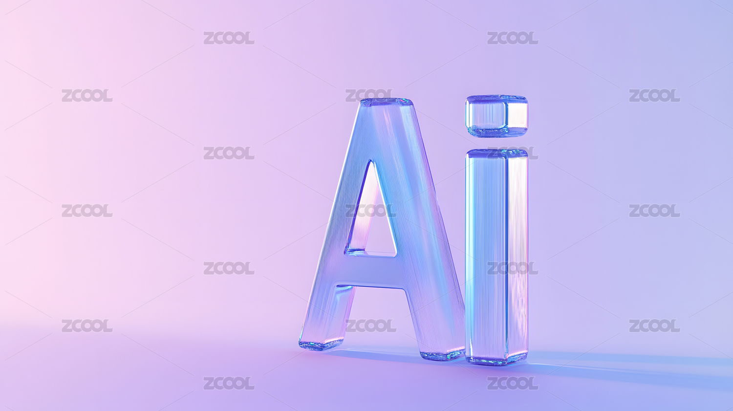 人工智能ai字母图