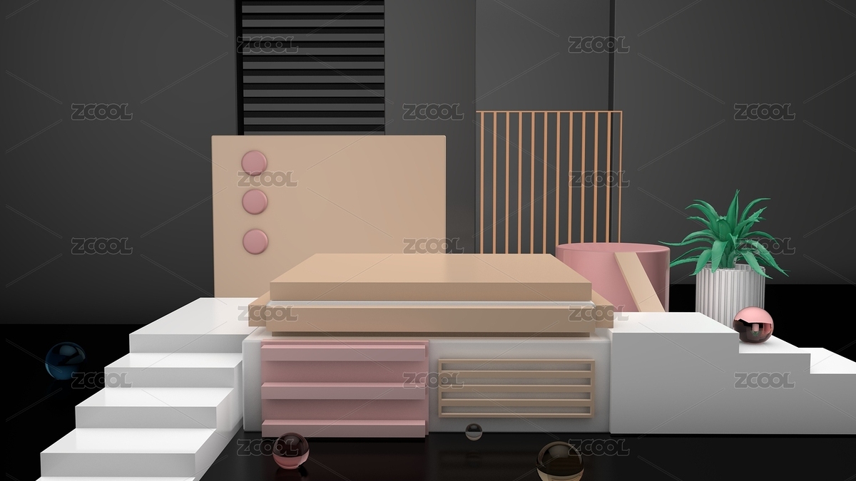 深灰色高級(jí)室內(nèi)場(chǎng)景，電商產(chǎn)品平臺(tái)（主預(yù)覽-3313108） - 未分類 - 站酷設(shè)計(jì)師Adaer原創(chuàng)素材 - 站酷ZCOOL