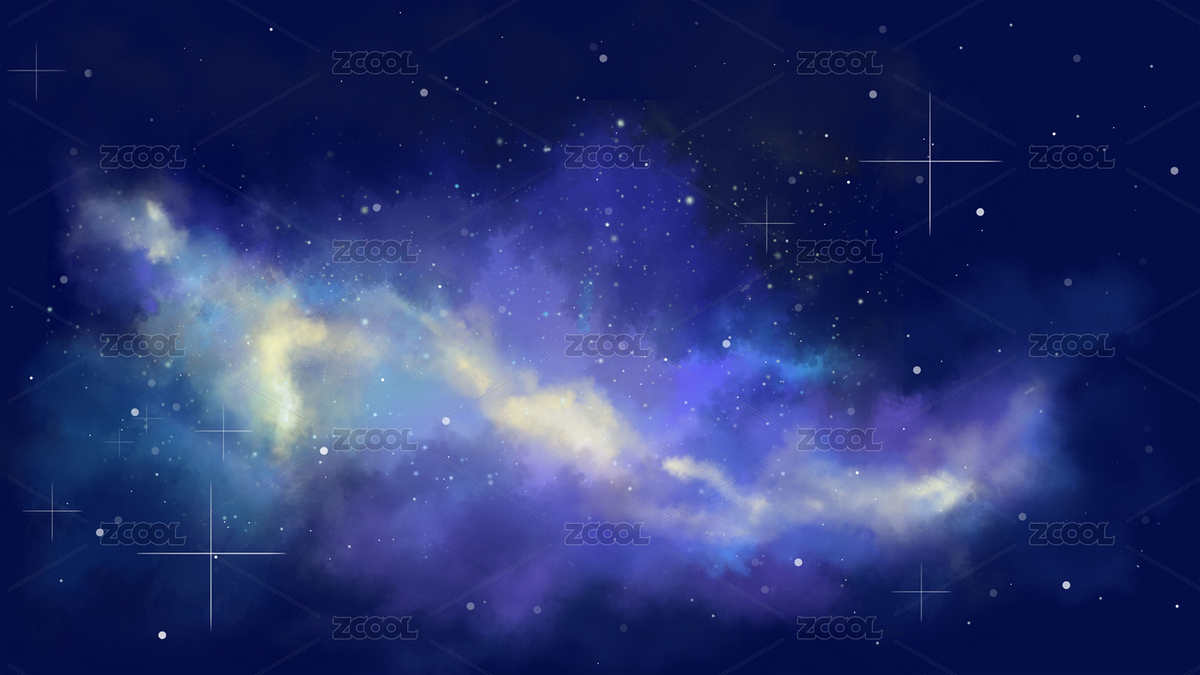 唯美浪漫的廣闊星空，璀璨星空幻想系列插畫（主預(yù)覽-9088775） - 未分類 - 站酷設(shè)計(jì)師人間人間1原創(chuàng)素材 - 站酷ZCOOL