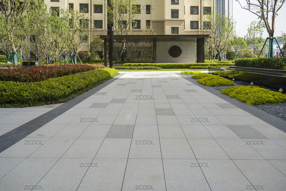 美麗的高端小區(qū)樓盤室外園林景觀（主預(yù)覽-8740630） - 未分類 - 站酷設(shè)計師Double515原創(chuàng)素材 - 站酷ZCOOL