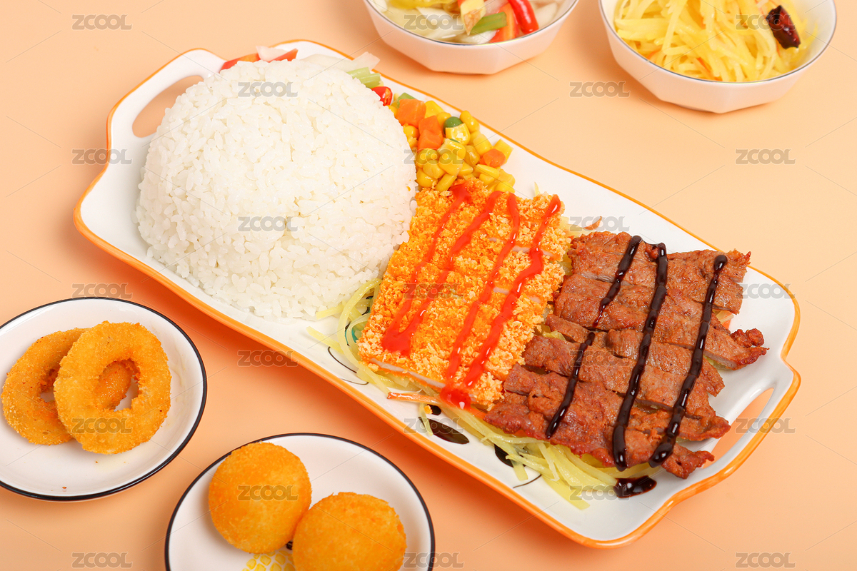 牛扒雞排雙拼飯（主預(yù)覽-7148294） - 未分類 - 站酷設(shè)計(jì)師夢(mèng)林小丑原創(chuàng)素材 - 站酷ZCOOL