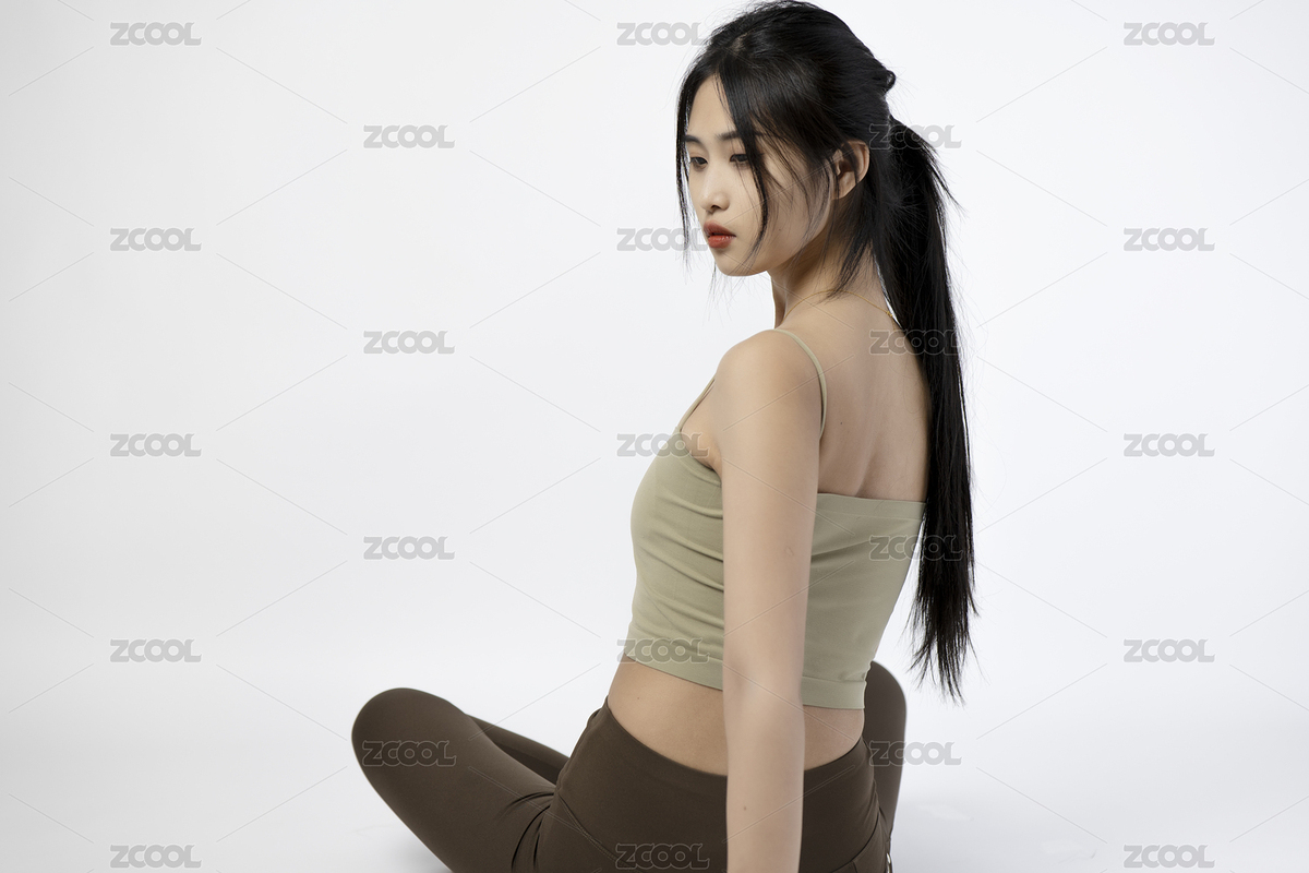 坐著練瑜伽的東方女子（主預(yù)覽-5966873） - 未分類 - 站酷設(shè)計(jì)師文刀伯原創(chuàng)素材 - 站酷ZCOOL
