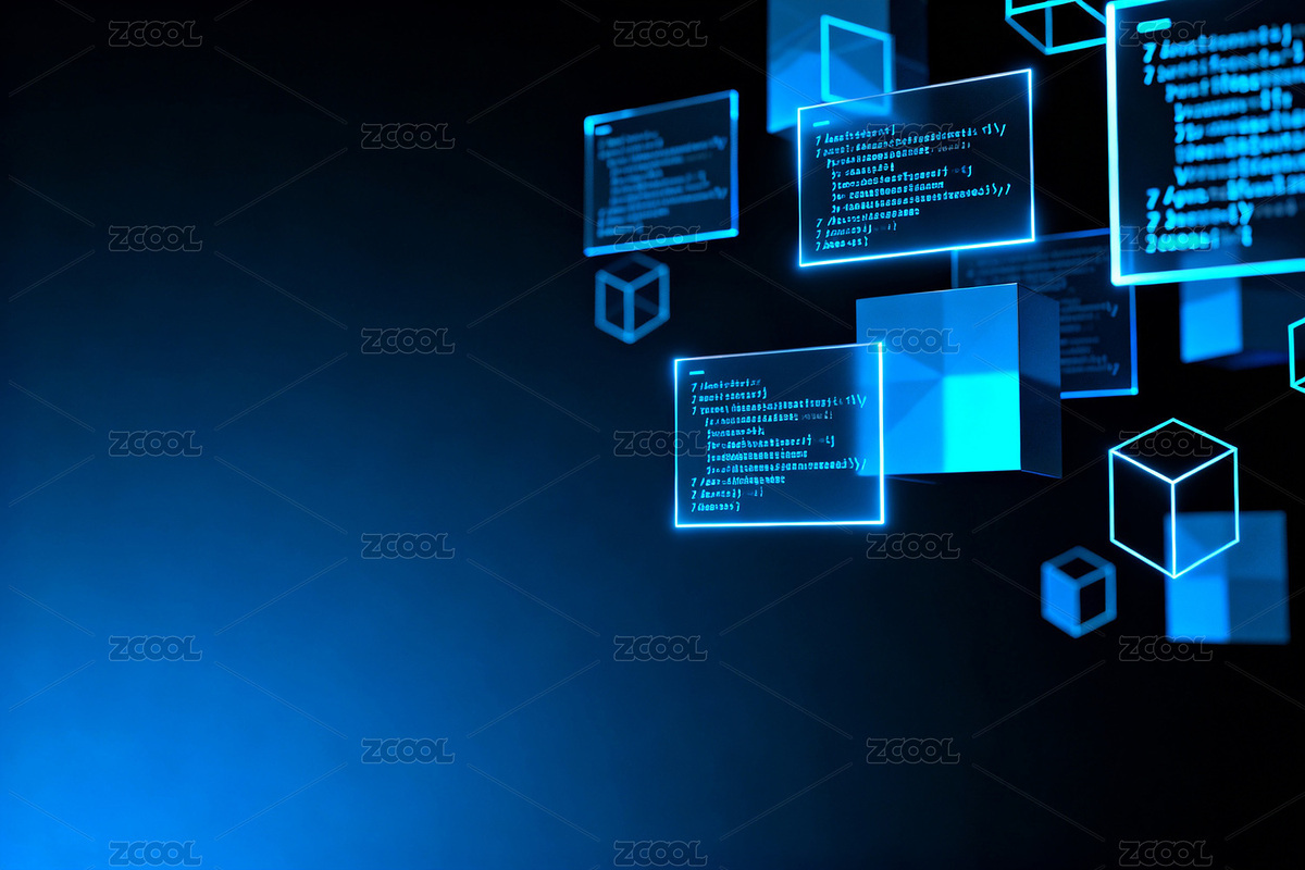 科技代碼界面展示（主預(yù)覽-12324860） - 未分類 - 站酷設(shè)計(jì)師JxHA0Qch65原創(chuàng)素材 - 站酷ZCOOL