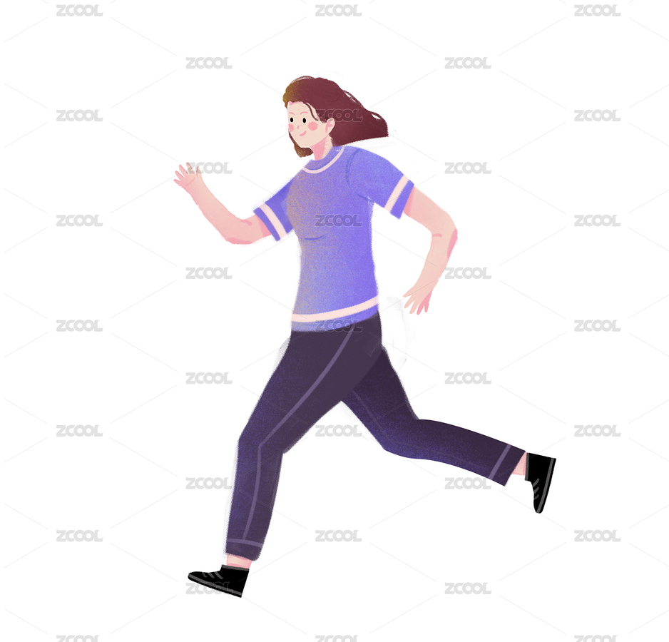 全民健身日正在跑步運動的人（主預覽-8141457） - 未分類 - 站酷設計師果粒Life原創(chuàng)素材 - 站酷ZCOOL