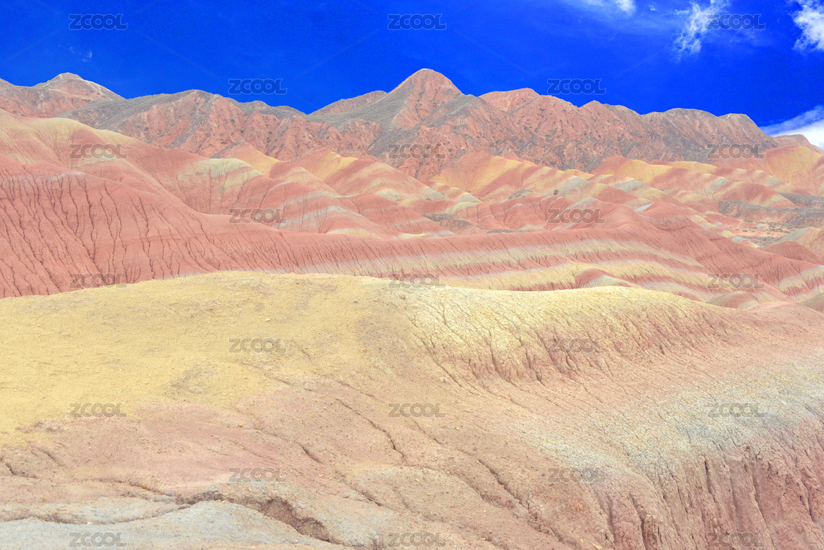 中國甘肅張掖世界地質(zhì)公園七彩丹霞地理沉積地貌（主預覽-4056786） - 未分類 - 站酷設計師無題圖原創(chuàng)素材 - 站酷ZCOOL