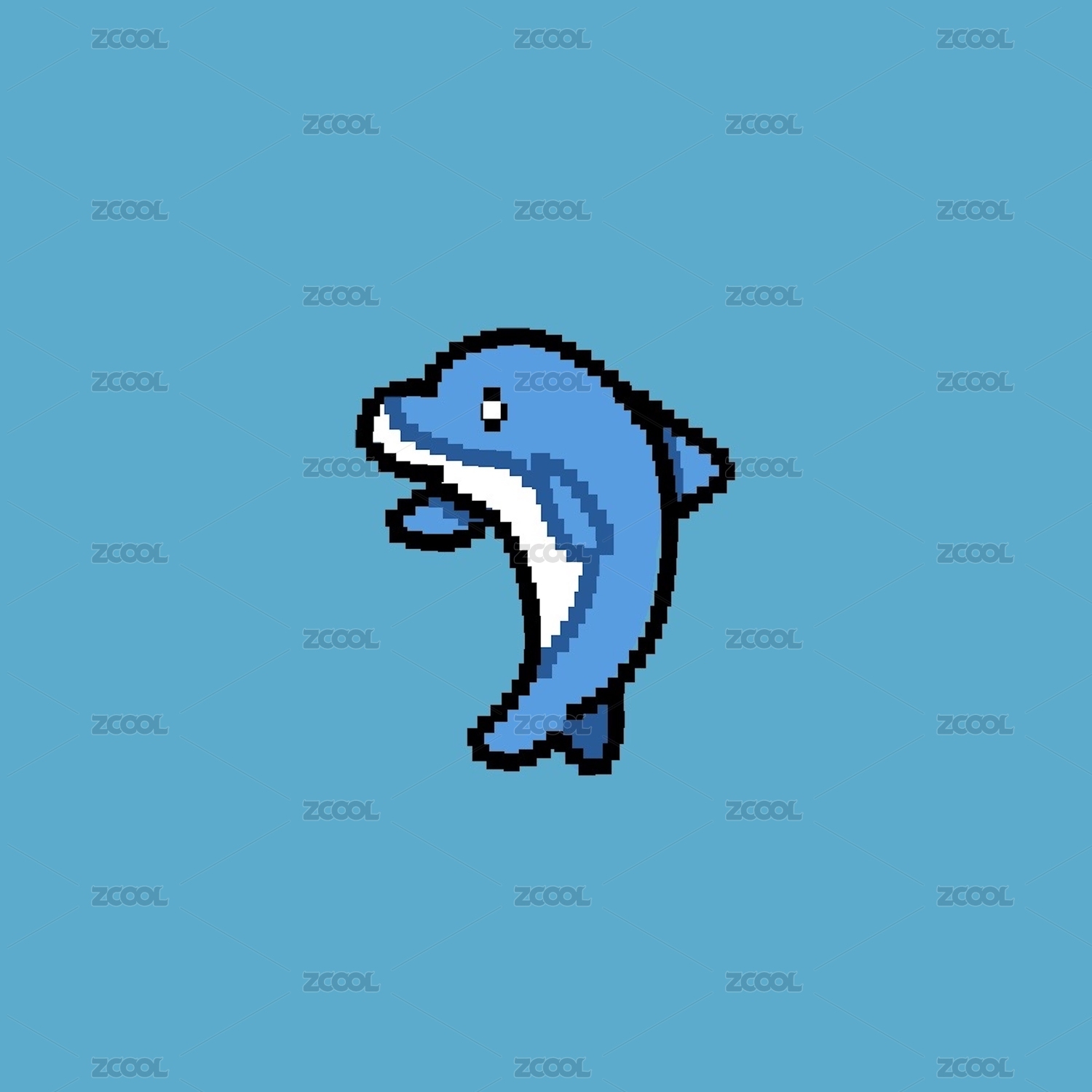 像素 海豚