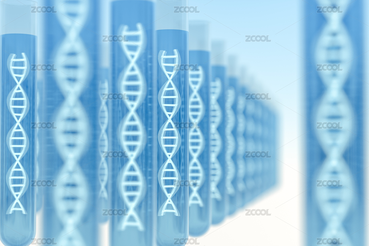 試管內(nèi)的DNA，三維渲染（主預覽-1658883） - 未分類 - 站酷設計師VinkFan原創(chuàng)素材 - 站酷ZCOOL