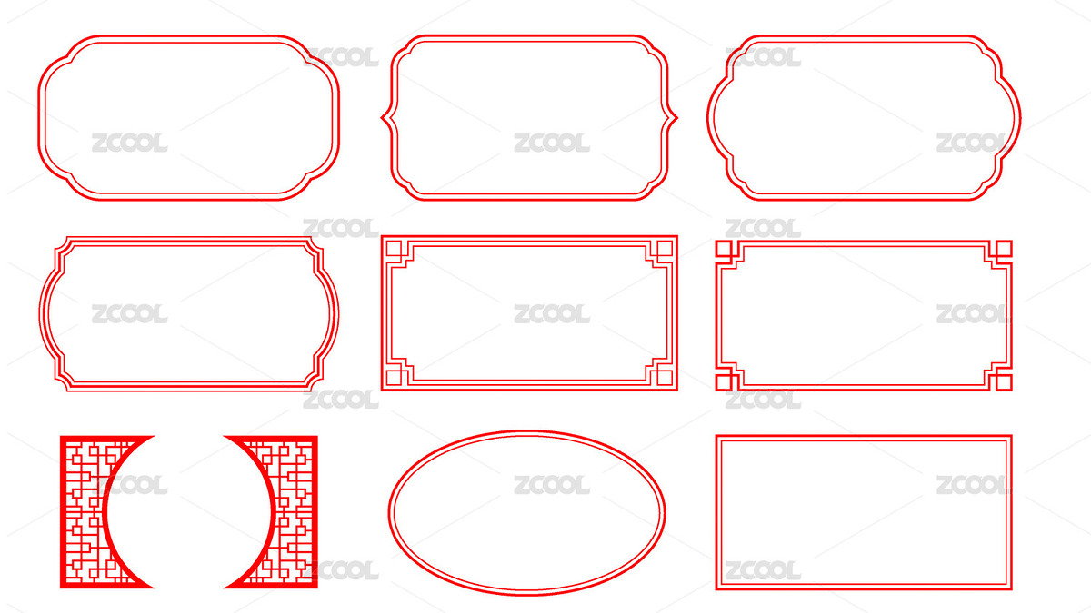 中式邊框（主預覽-12513784） - 未分類 - 站酷設計師煞冷原創(chuàng)素材 - 站酷ZCOOL