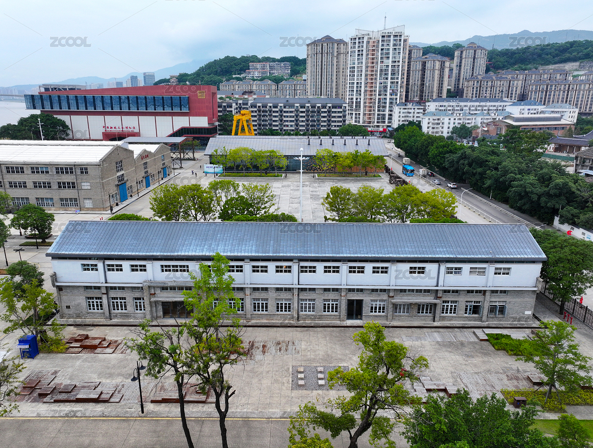 福建省福州市马尾区中国船政文化城航拍（主预览-2241438） - 未分类 - 站酷设计师猫爷爷515原创素材 - 站酷ZCOOL