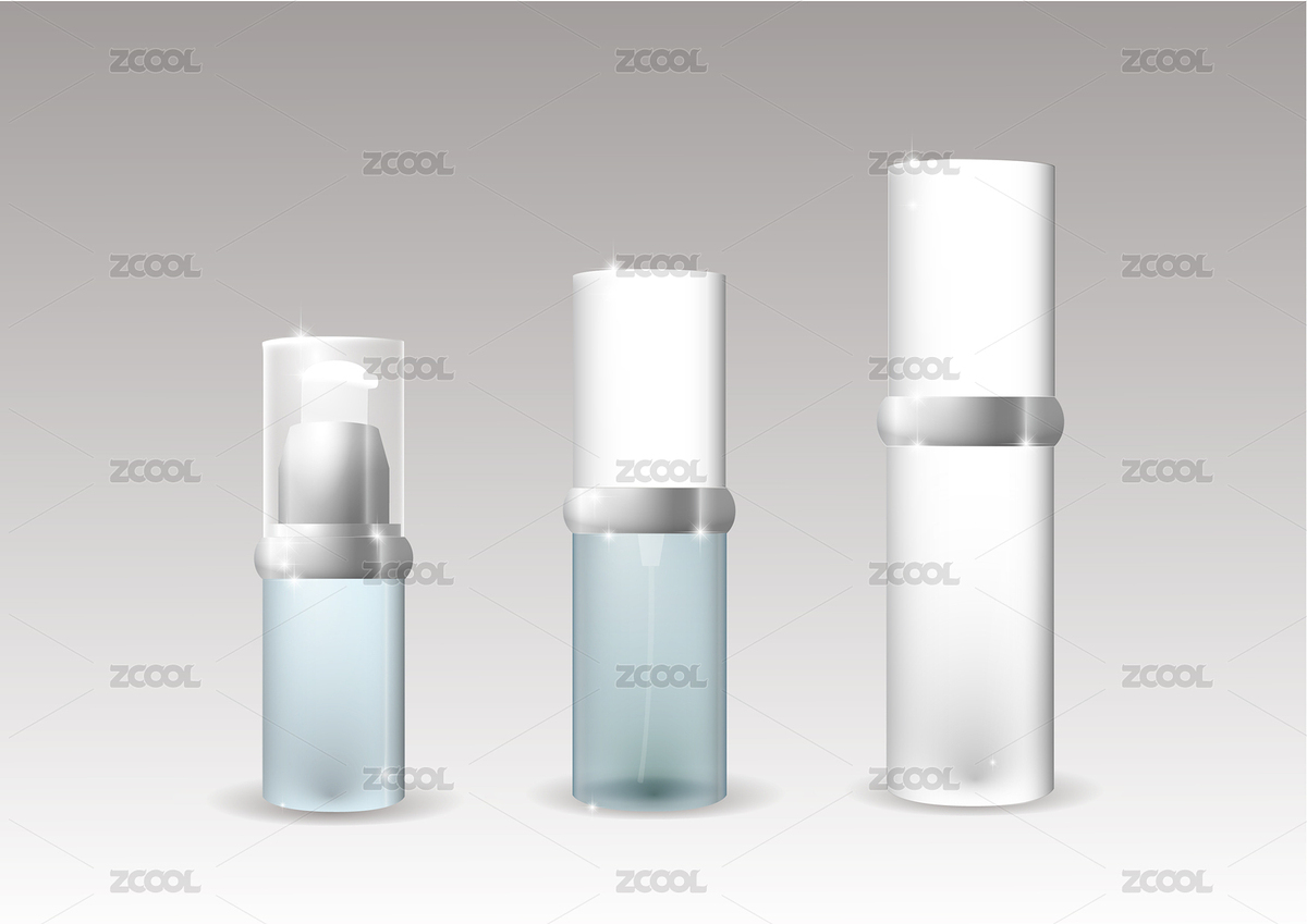 矢量写实精油瓶玻璃瓶护肤品化妆品样机（主预览-3278034） - 未分类 - 站酷设计师设计狗先生原创素材 - 站酷ZCOOL