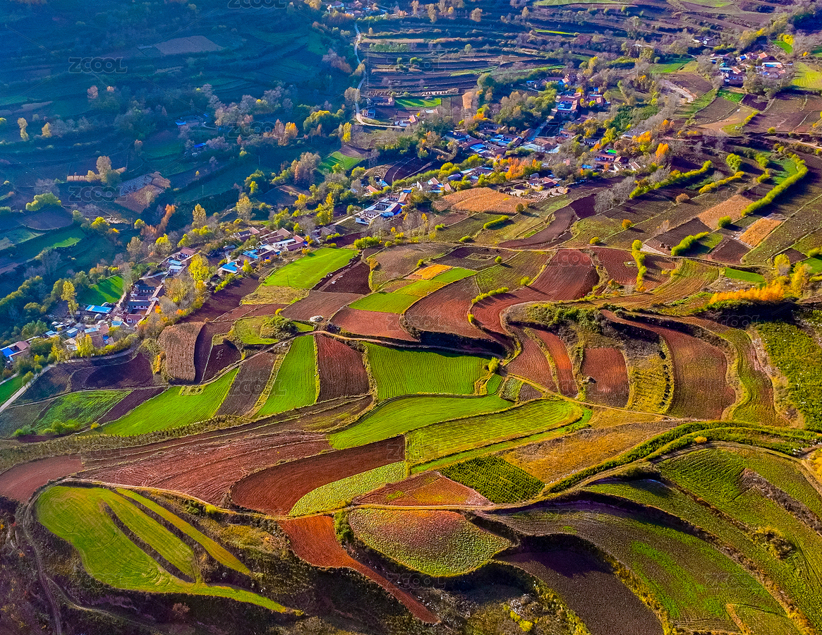 甘肅省渭源縣黃土高原梯田（主預覽-8987953） - 未分類 - 站酷設計師逐光追影原創(chuàng)素材 - 站酷ZCOOL