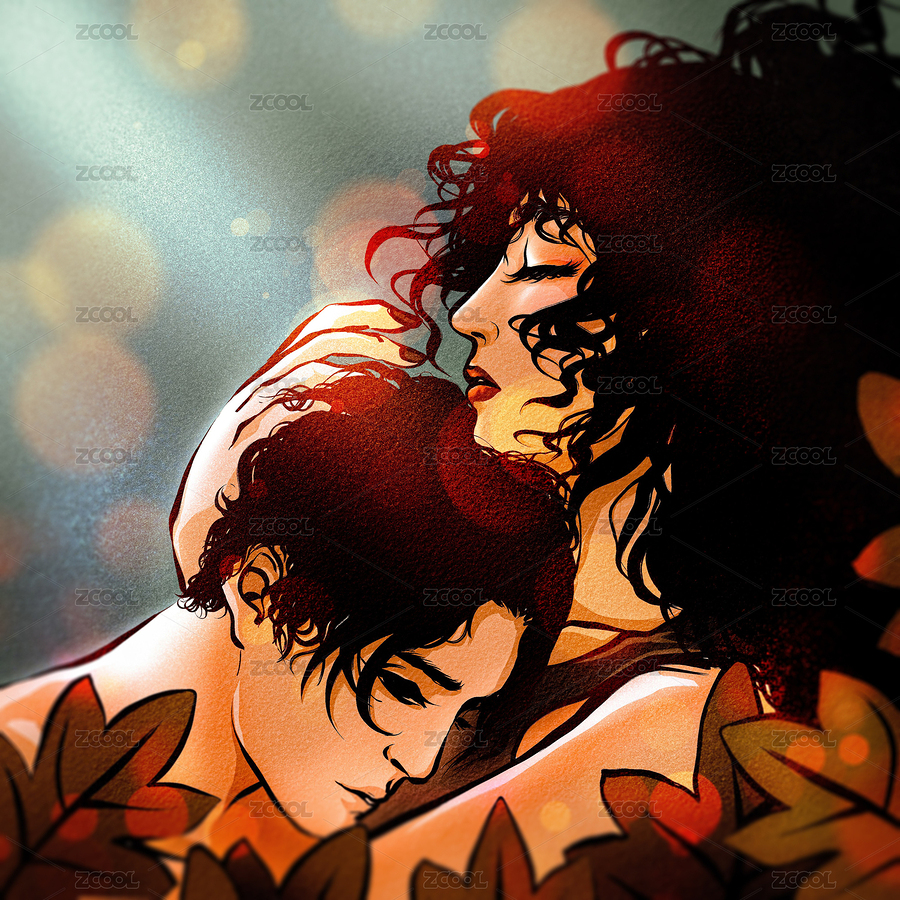 溫馨浪漫的七夕情人節(jié)情侶時尚插畫（主預覽-2434890） - 未分類 - 站酷設計師WillaDo原創(chuàng)素材 - 站酷ZCOOL